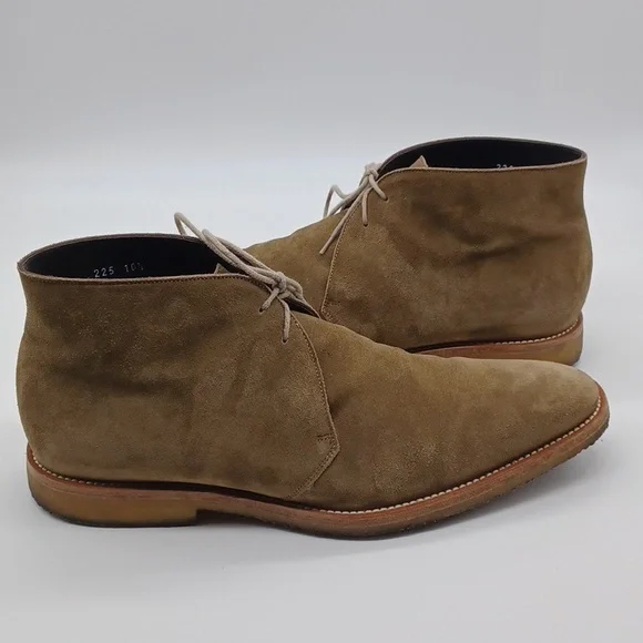 Men's Tan Suede Chukka Boots - Picture 3 of 8